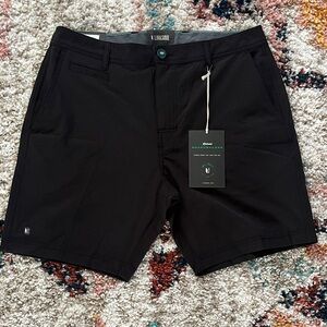 Linksoul Boardwalker Hybrid Black Board Shorts